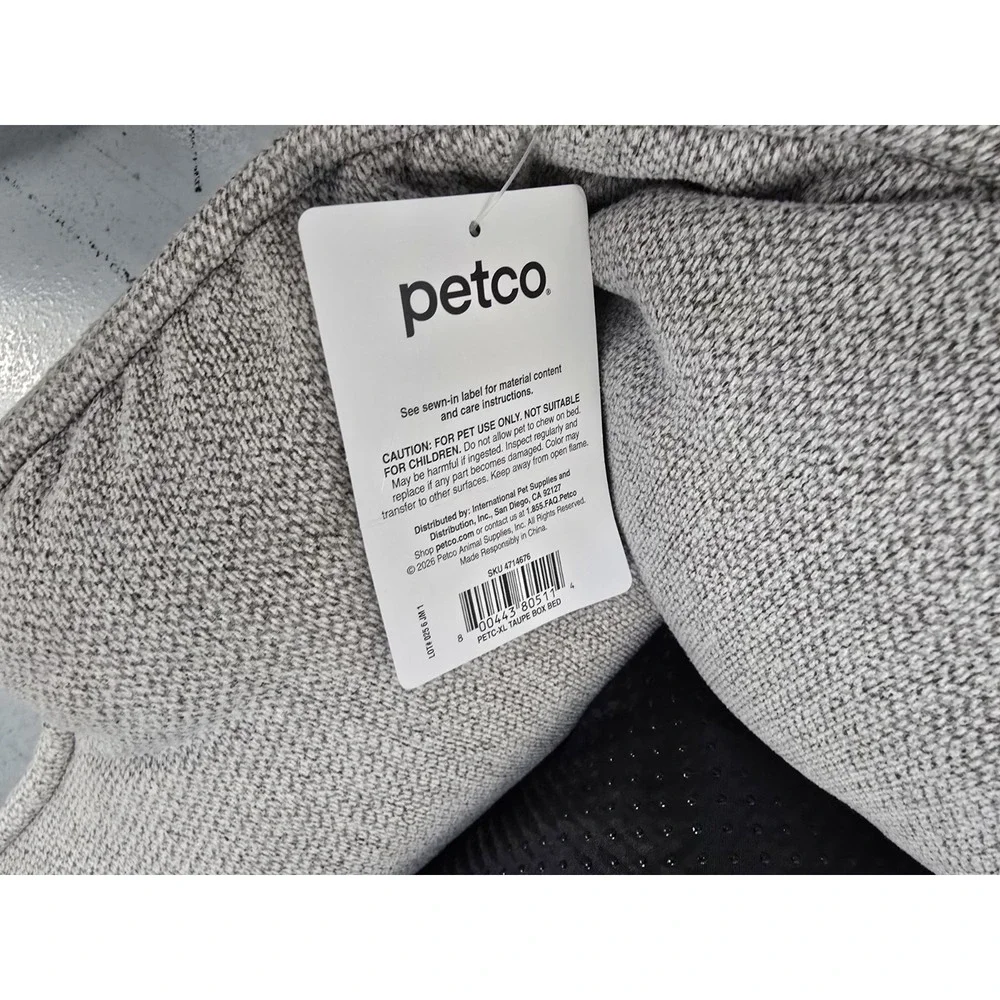 Petco Dog Bed Cuddler XL Washable Plush Pet Bed  Dogs Soft Cozy Lounger